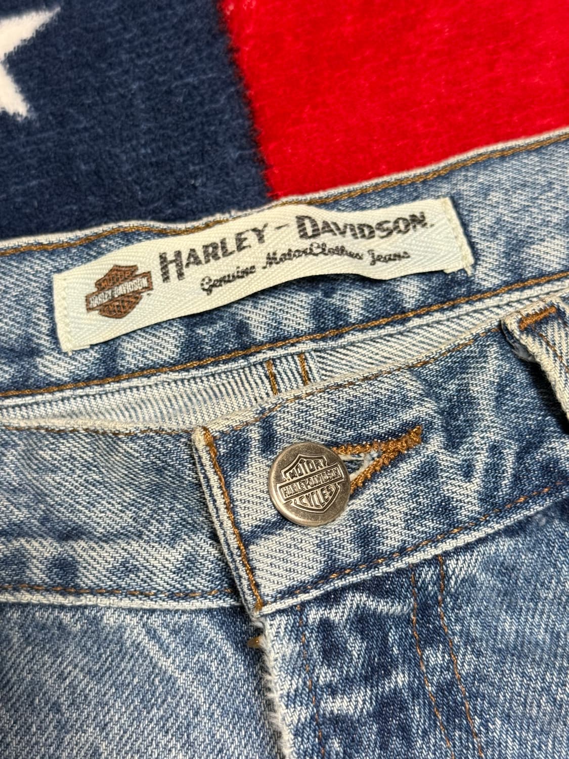 할리데이비슨데님팬츠 Harey-davidson청바지 모터사이클데님팬츠 상품이미지6