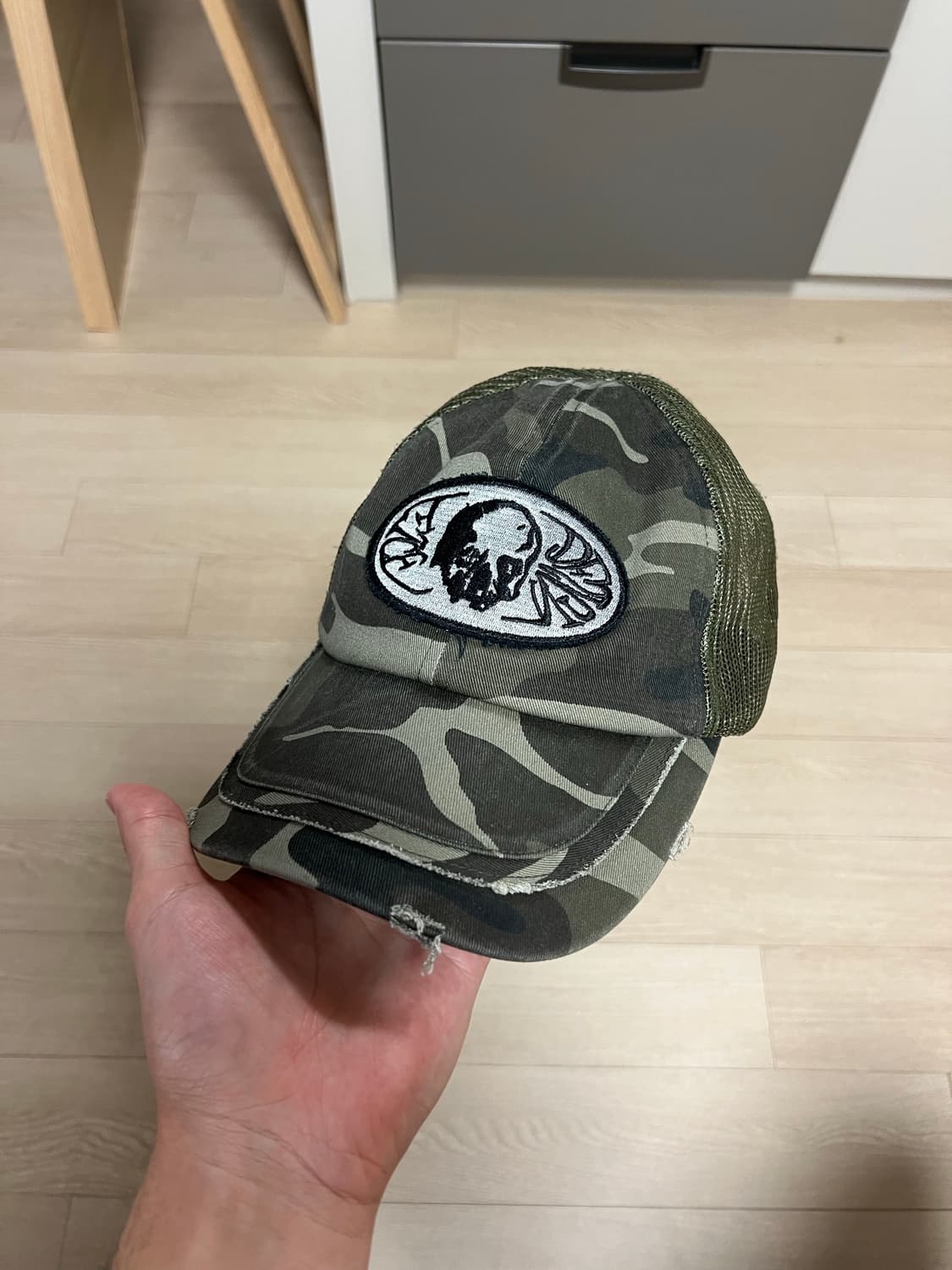 etce 스컬 메쉬캡 상품이미지1