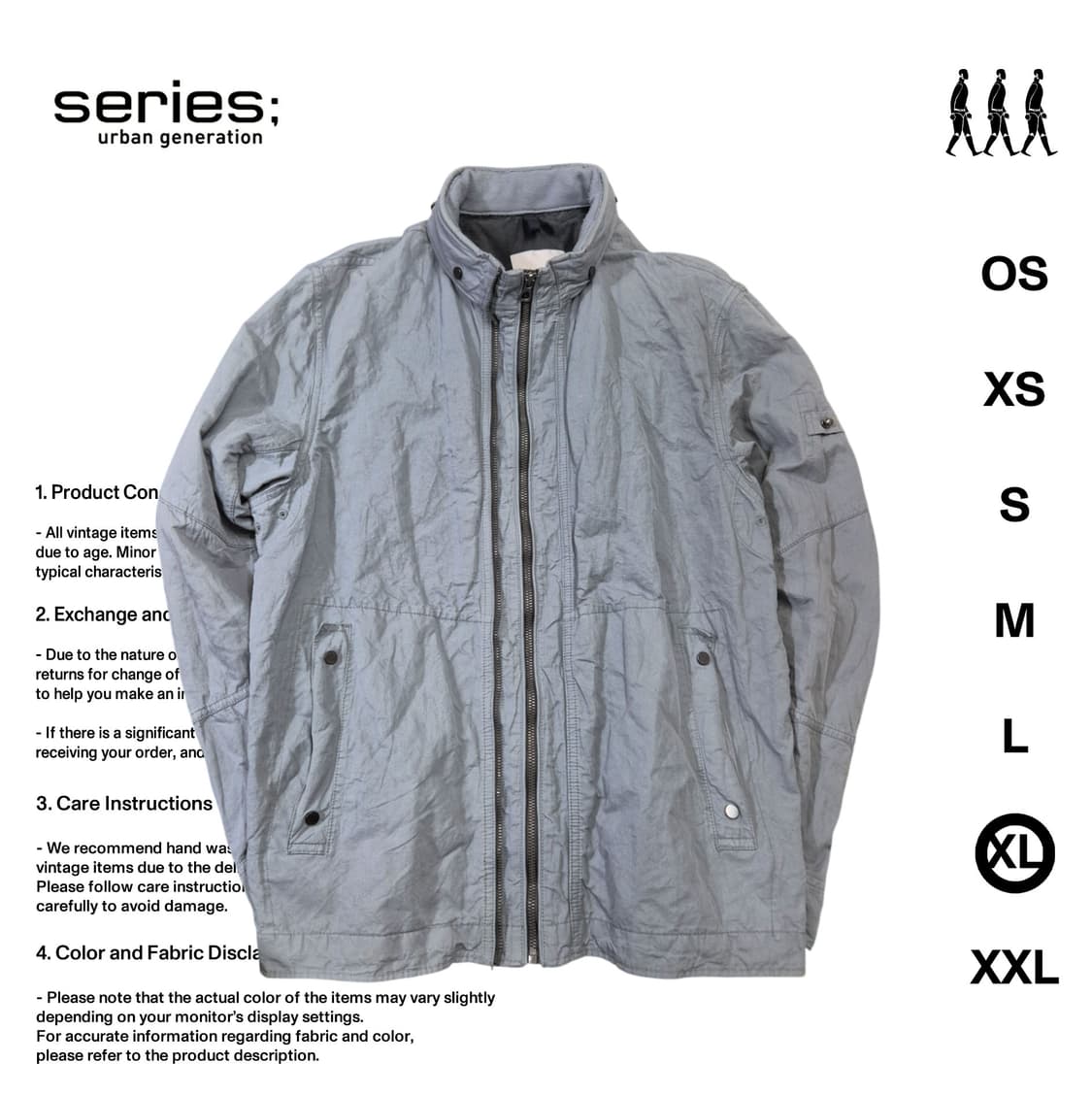 코오롱 시리즈 집업 105사이즈 자켓 상품이미지1