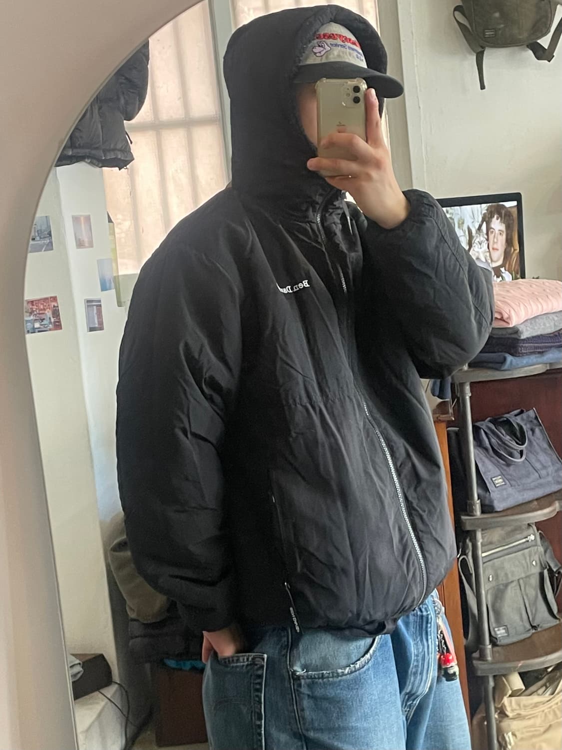 벤 데이비스 플리스 리버시블 패딩 XL 상품이미지4