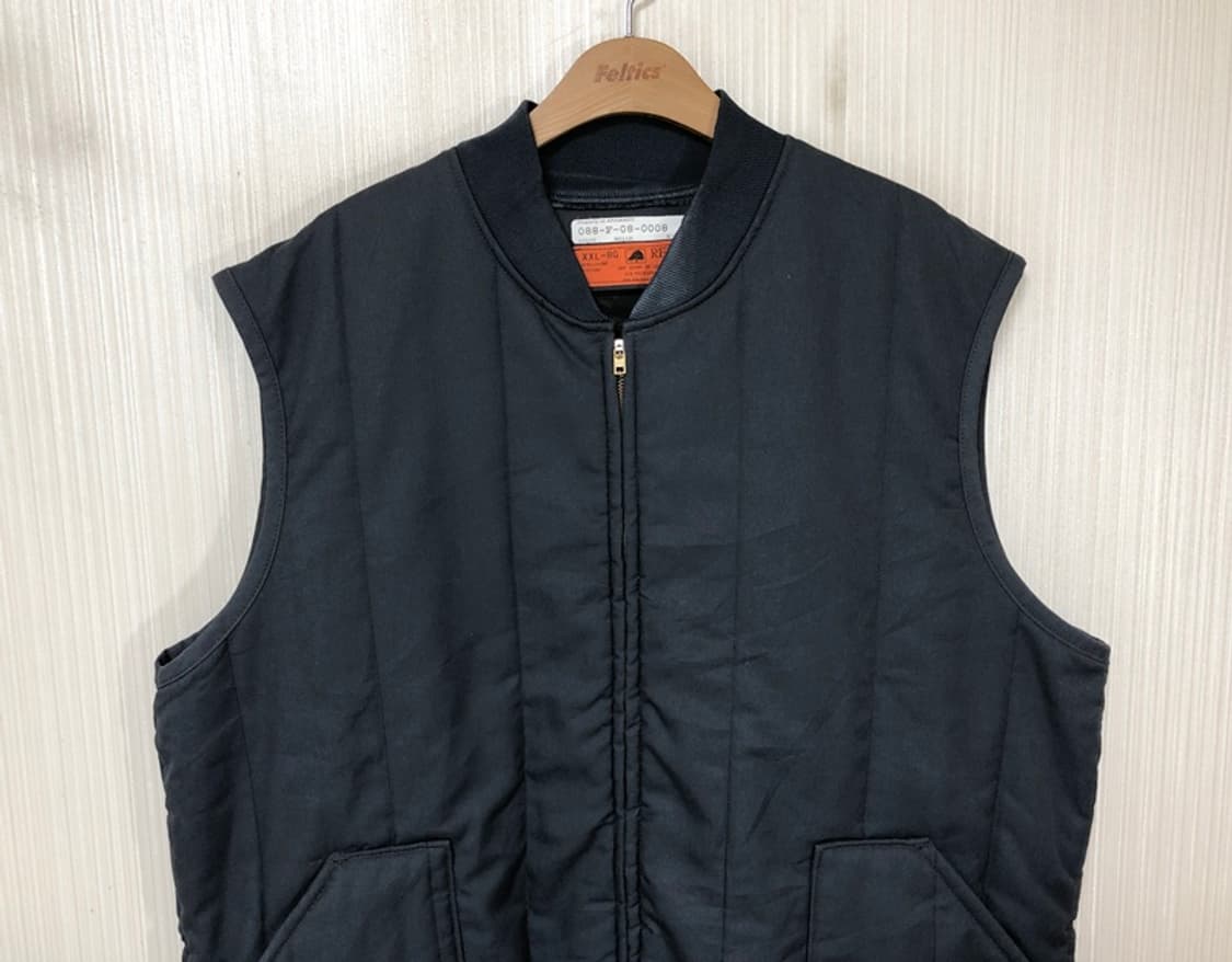 레드캡(Red Kap) 퀼티드 베스트 VT22 차콜그레이 2XL 상품이미지2