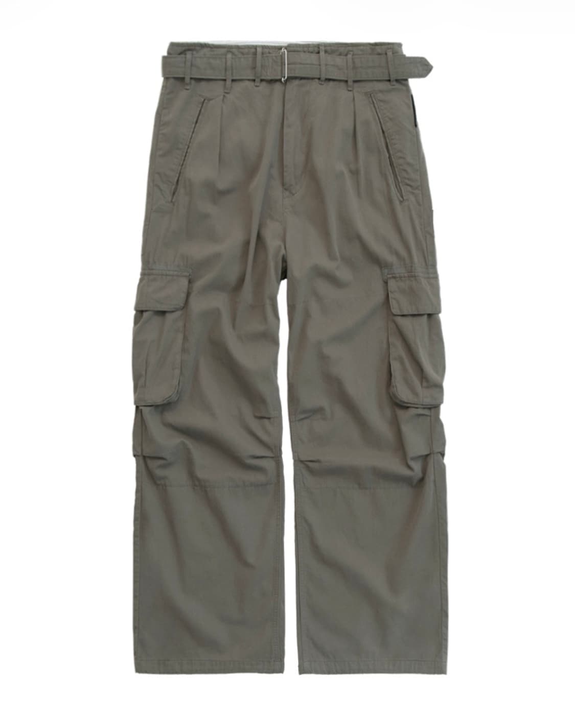 [2]폴리테루 벨티드 카고 팬츠 올리브 그레이 상품이미지1
