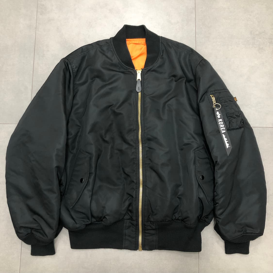 알파인더스트리 ma-1 마원 항공 자켓 플라이트 점퍼 2XL 상품이미지1