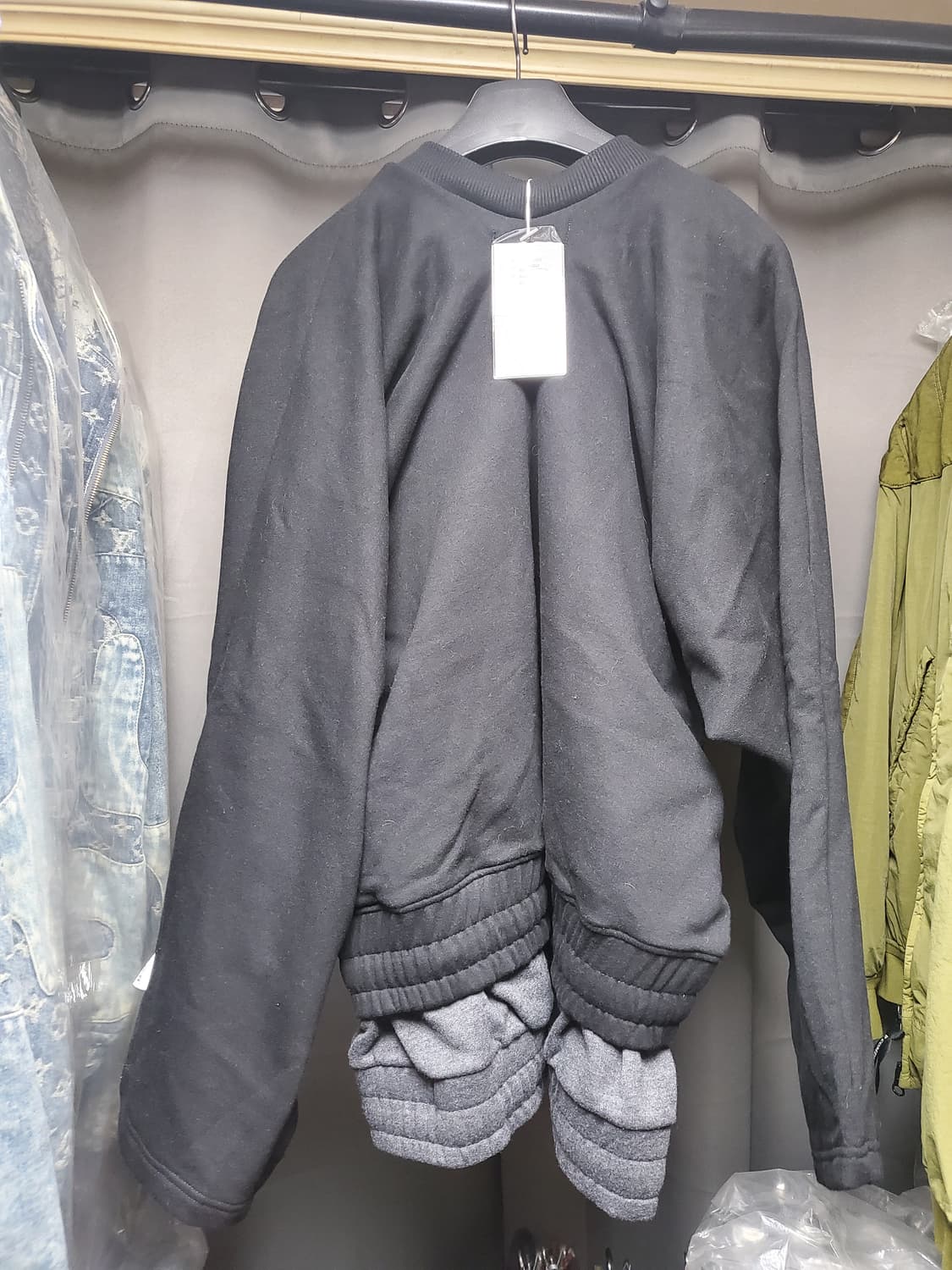 공용 보터 팬츠레이어드 스웻셔츠 상품이미지4