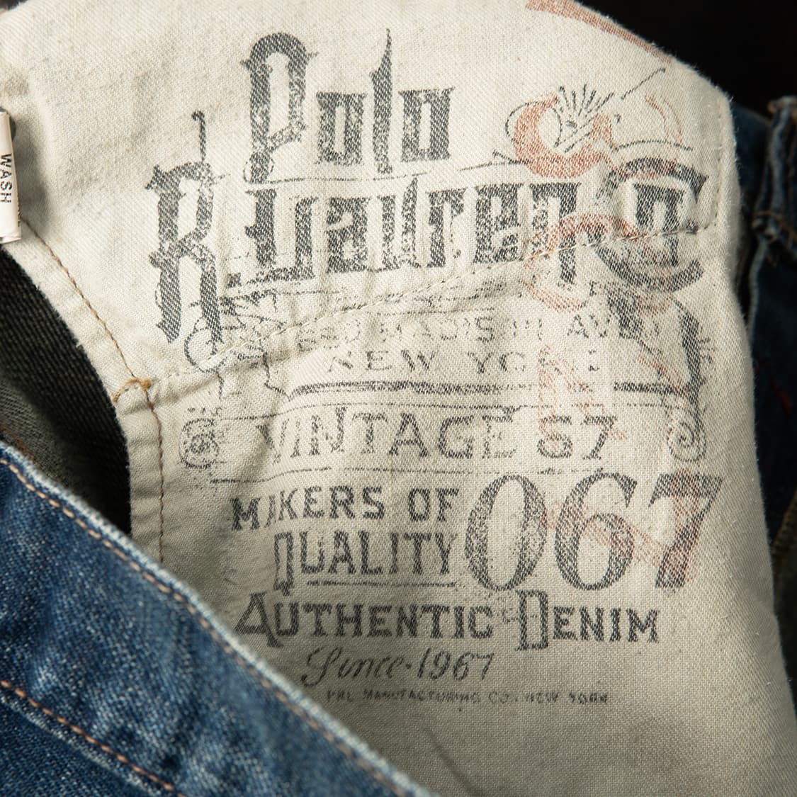 [35] 폴로 랄프로렌 Vintage 67 데님팬츠 루즈 스트레이트  상품이미지9