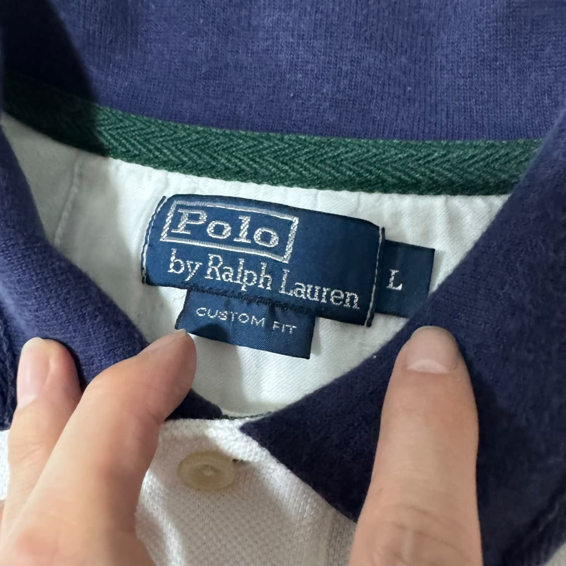 폴로 랄프로렌 빅폴로니 금장 럭비티셔츠 상품이미지4