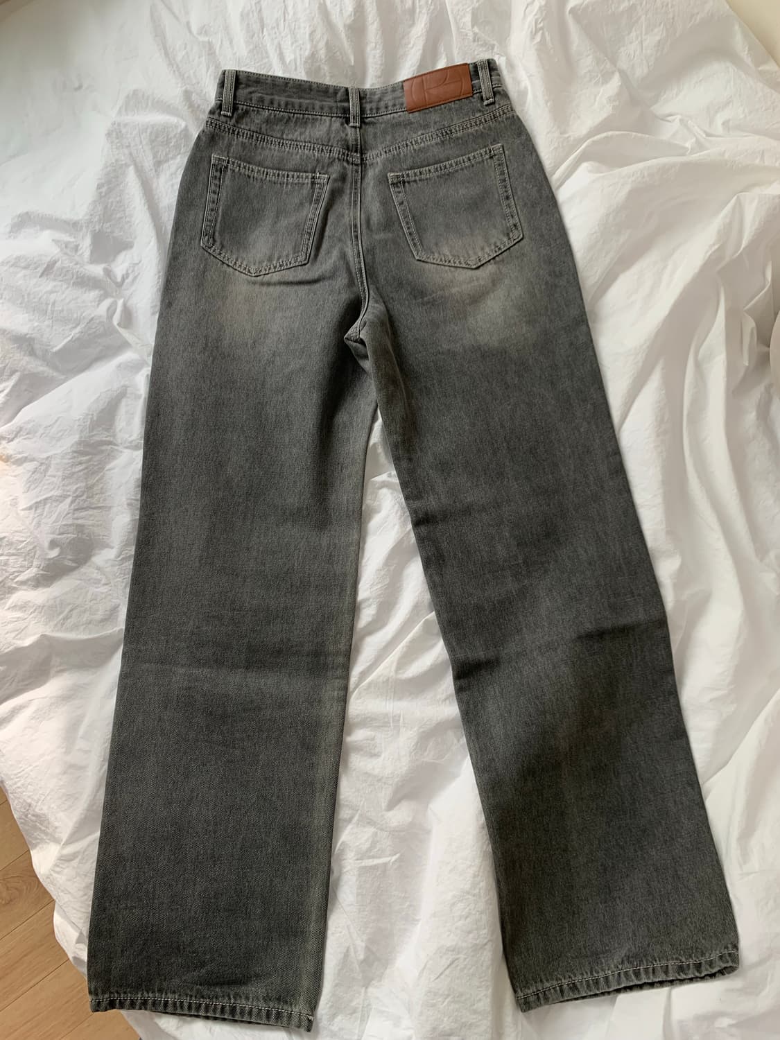 Ore 미드라이즈 스트레이트핏 그레이진 상품이미지2