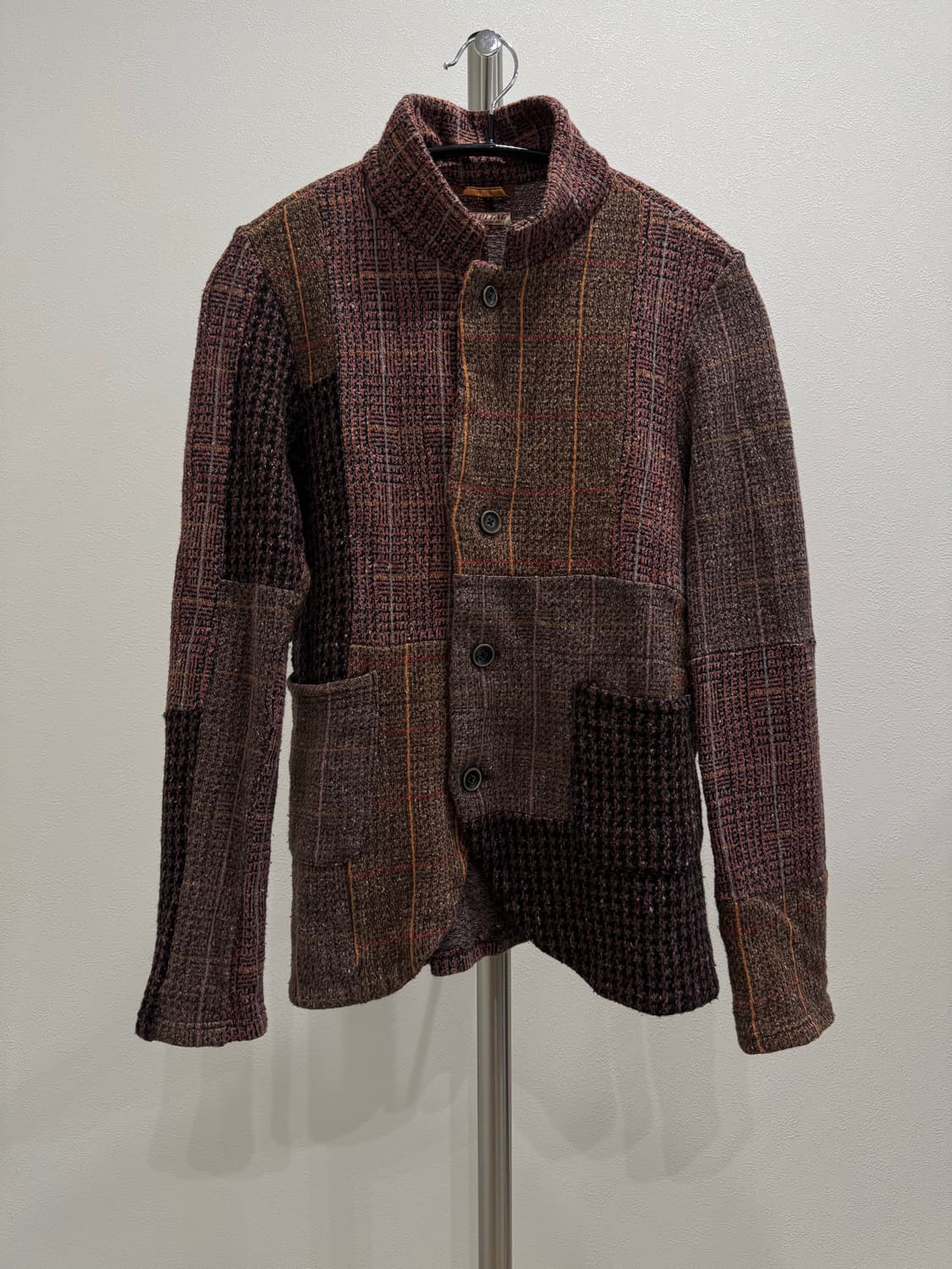 캐피탈 믹스드 패치워크 울 자켓 상품이미지1