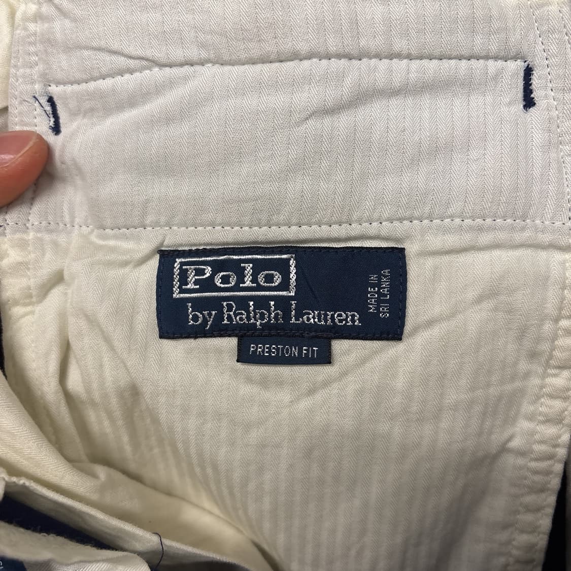 90s 폴로 랄프로렌 프레스턴 로얄블루 코듀로이 팬츠 N91 상품이미지5
