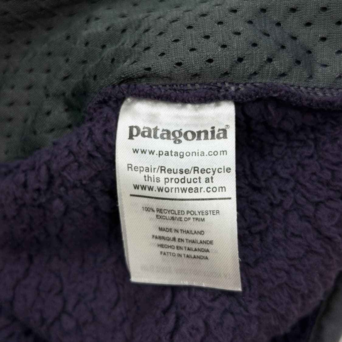 파타고니아 로스 가토스 플리스 후리스 맨투맨 다크퍼플 S 상품이미지5