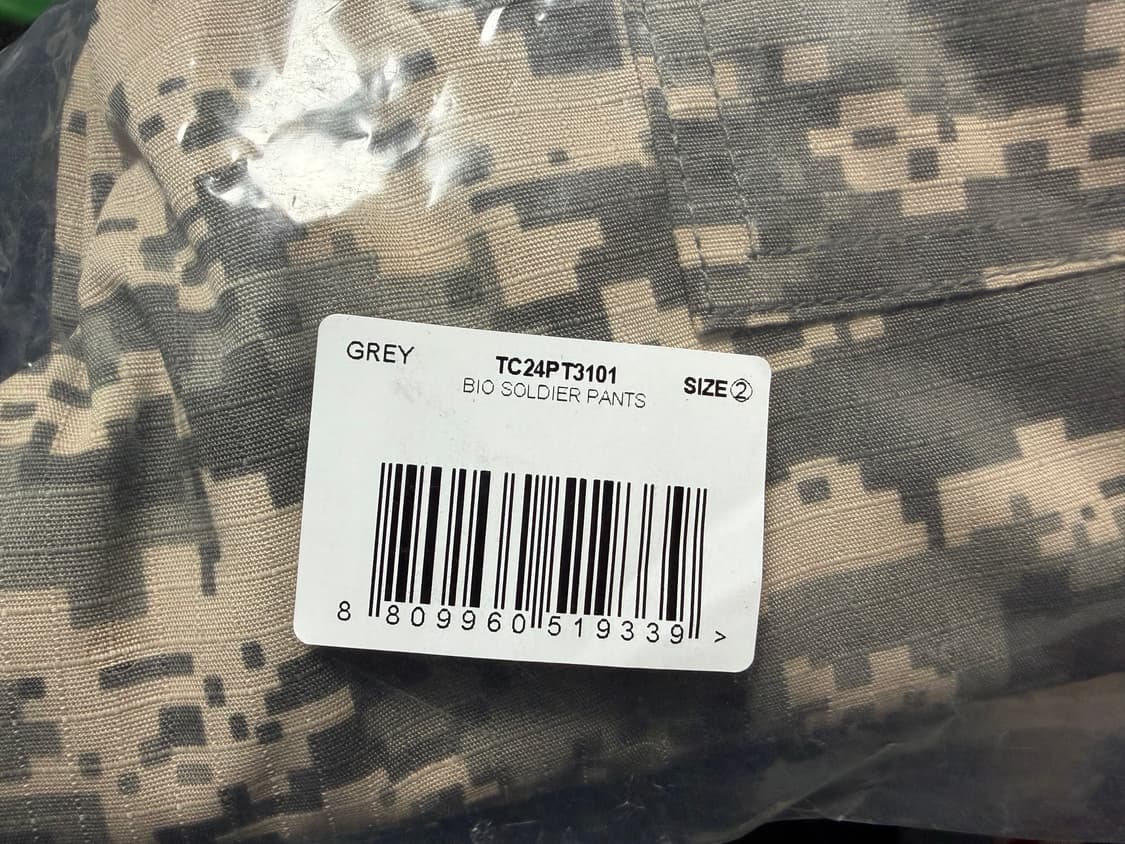 떠그클럽 바이오 솔저 팬츠 그레이 -2size- 미착용 새상품 상품이미지6