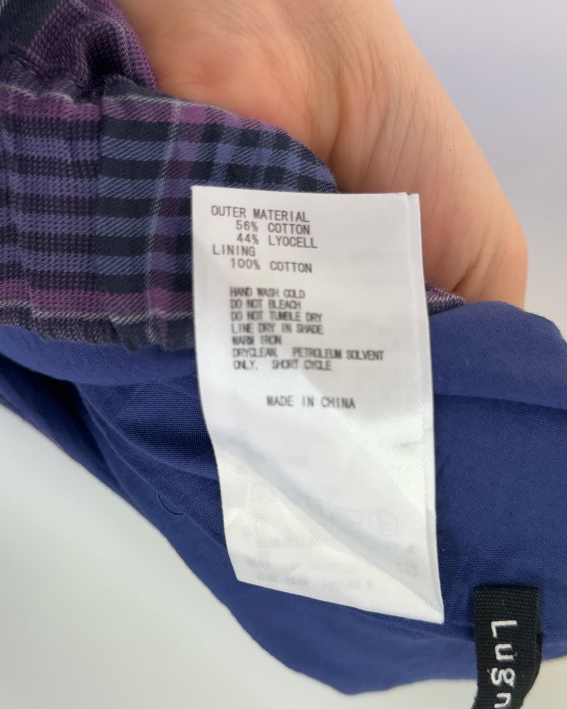 [LUGNONCURE] check long skirt 상품이미지7