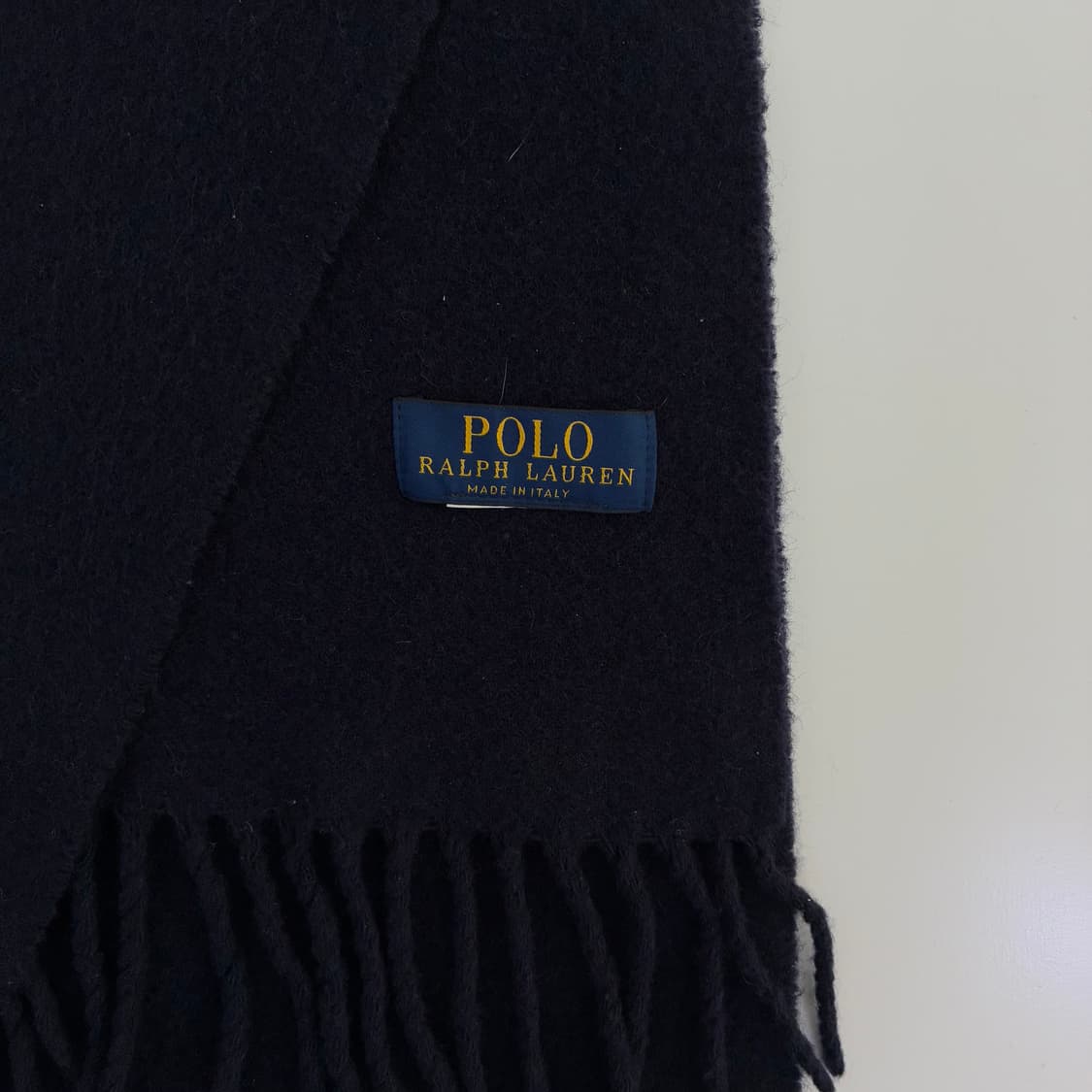 Polo 폴로랄프로렌 신형 네이비 램스울 머플러 상품이미지3