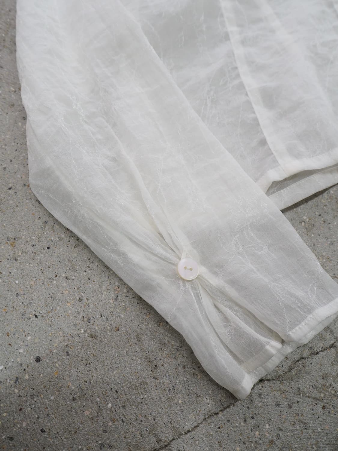 90's HIROKO KOSHINO see thorugh shirt  상품이미지5
