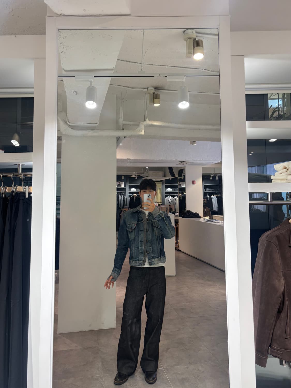 생지 와이드 데님 상품이미지5