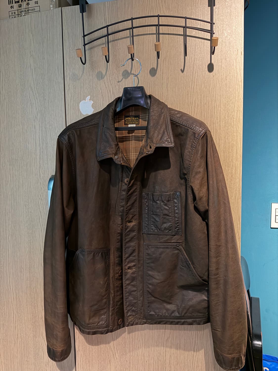 더블알엘 오일레더 트러커 자켓 상품이미지1