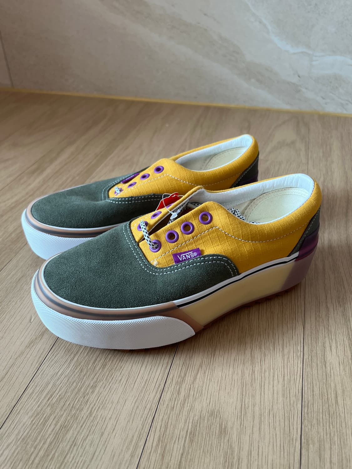 [220mm] [새제품] 키가 쑥! 배색이 너무 예쁜 반스 에라 스택드 상품이미지3