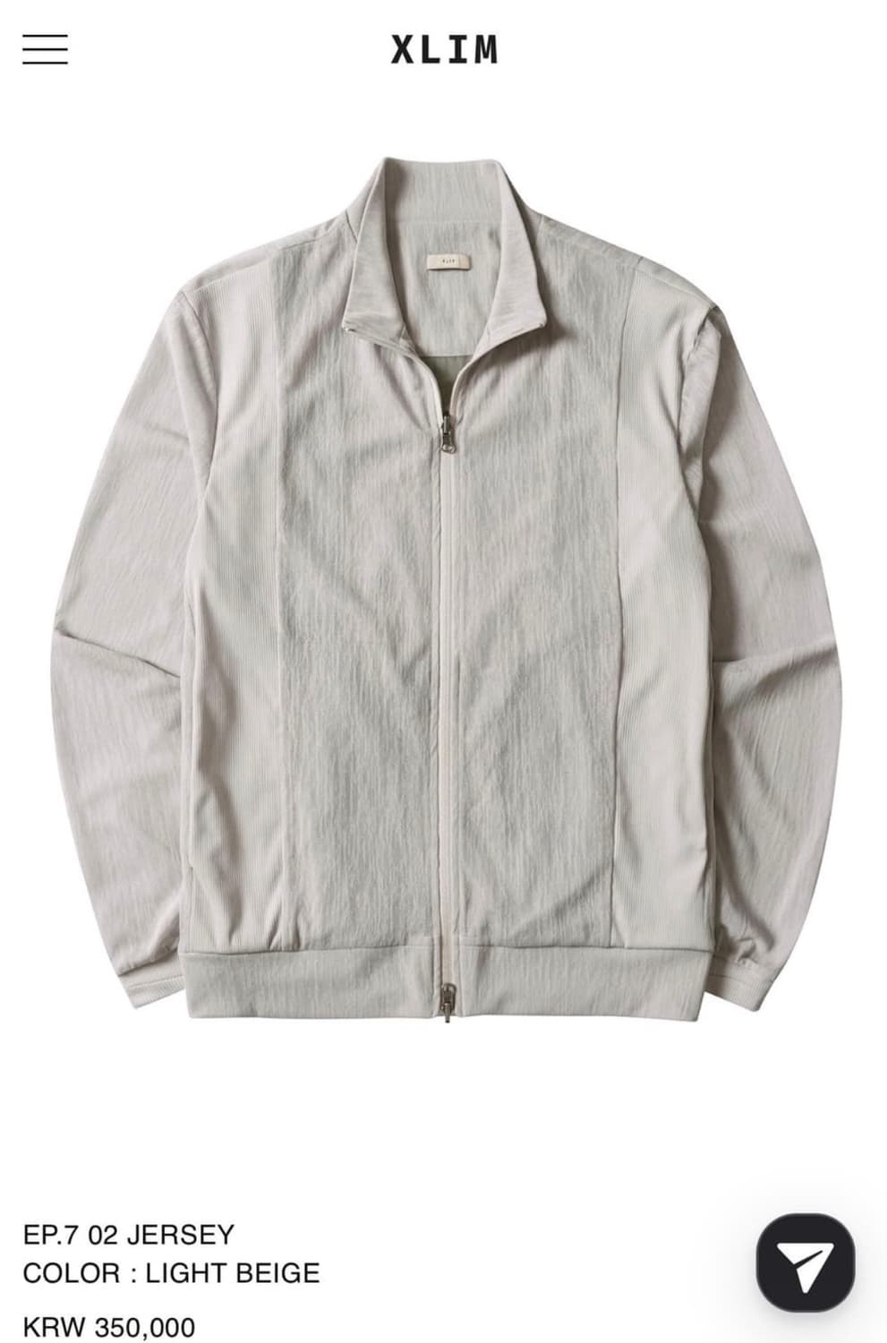 Xlim ep.7 jersey  (L) 상품이미지1