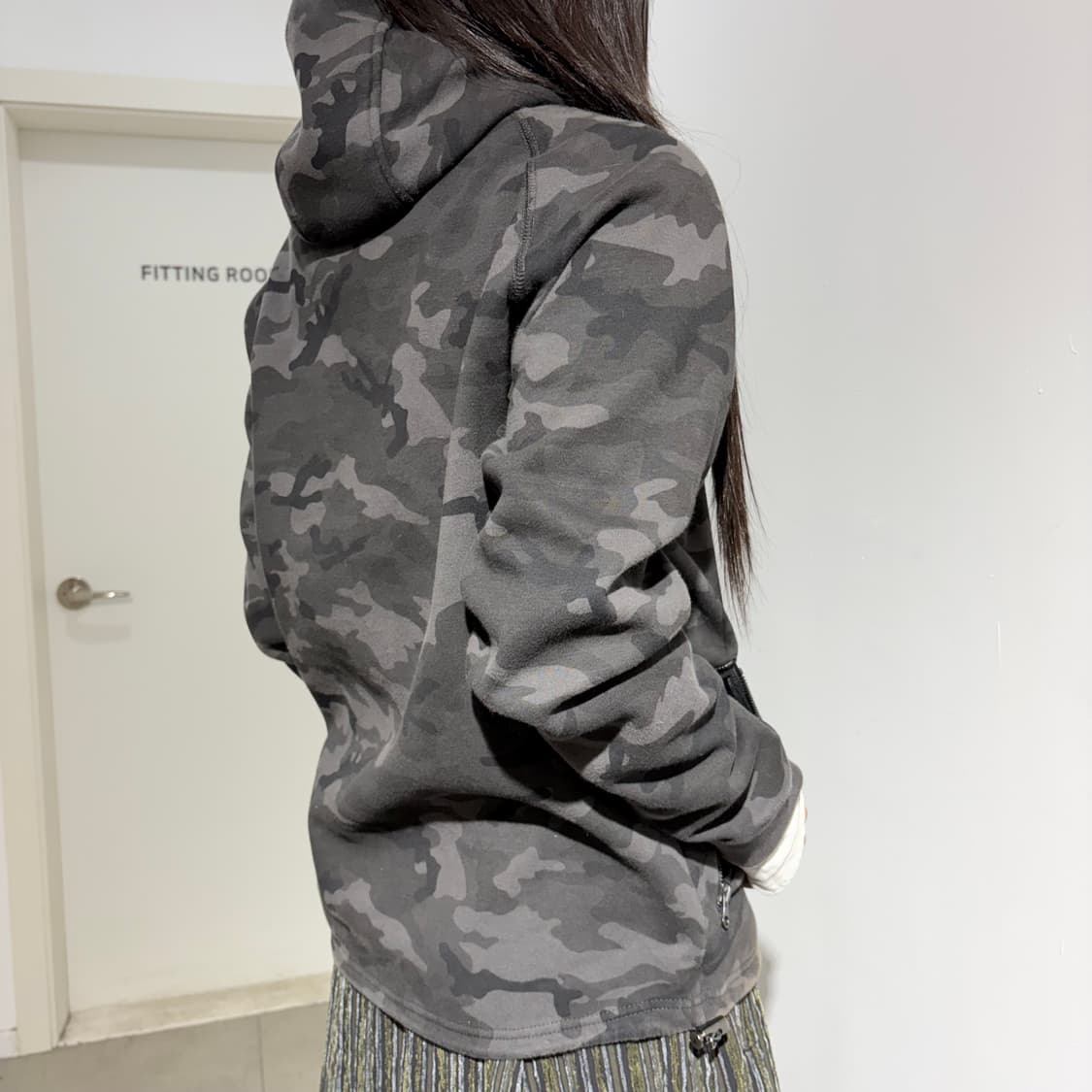 Beams Heart 카모 후드집업 자켓 상품이미지4