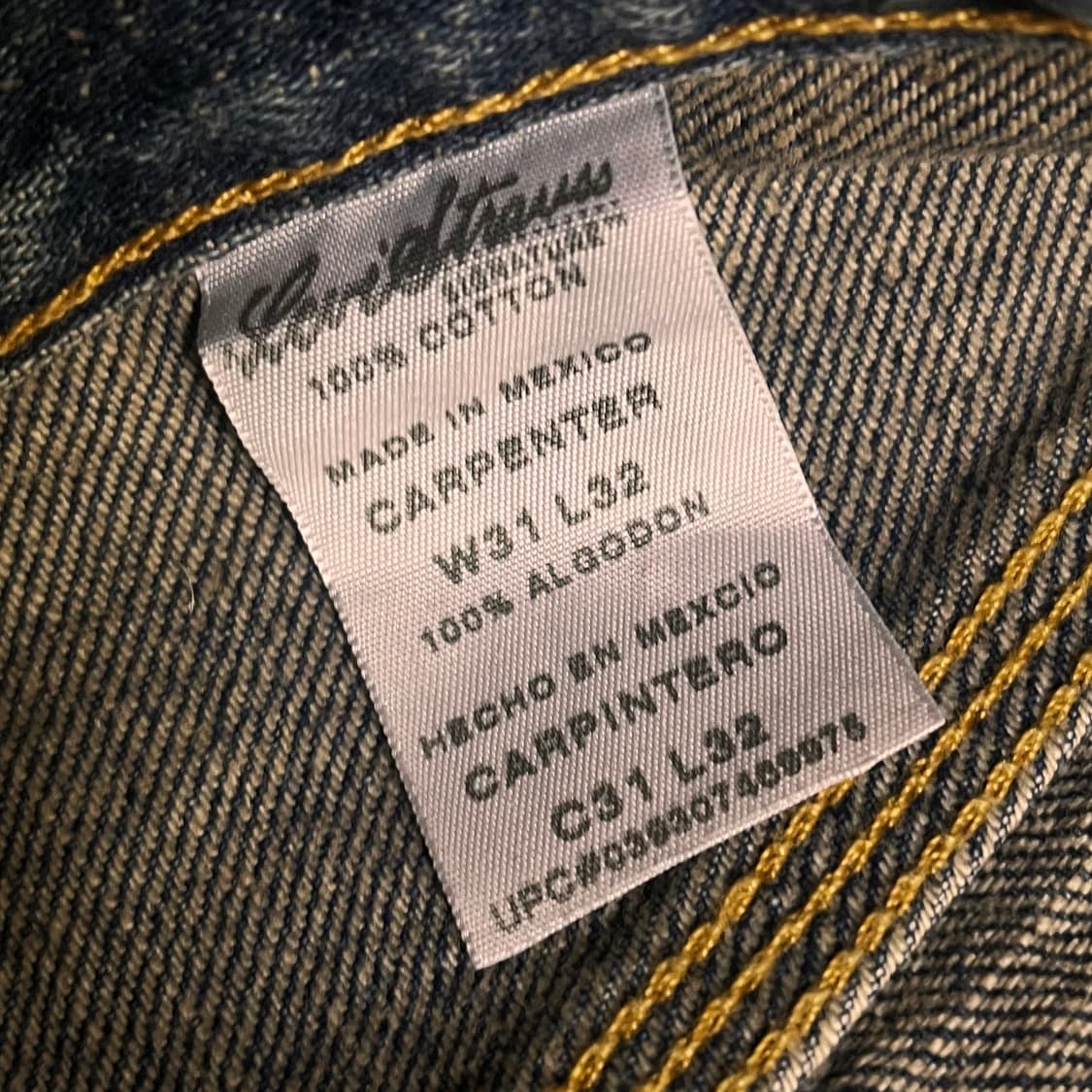 리바이스 시그니처 카펜터 데님팬츠 C31 L32 상품이미지5