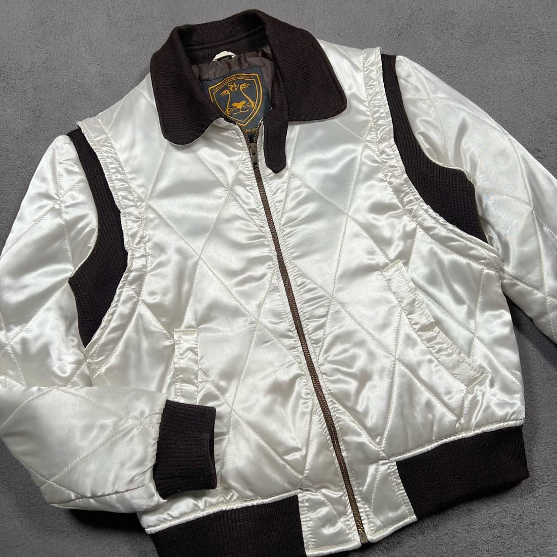 vintage 라이언 고슬링 스콜피온 자수 퀼팅 누빔 자켓g 상품이미지3