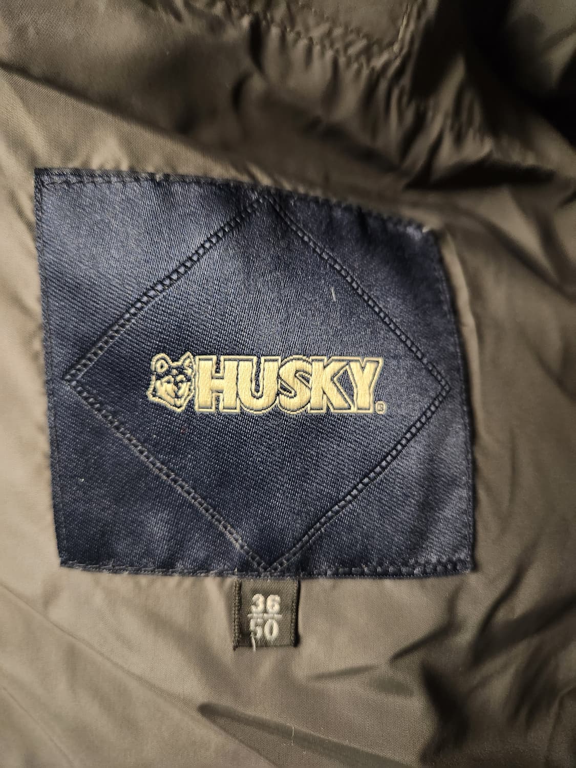 허스키 빈티지 퀼팅 리얼 다운 패딩 L~XL 상품이미지3