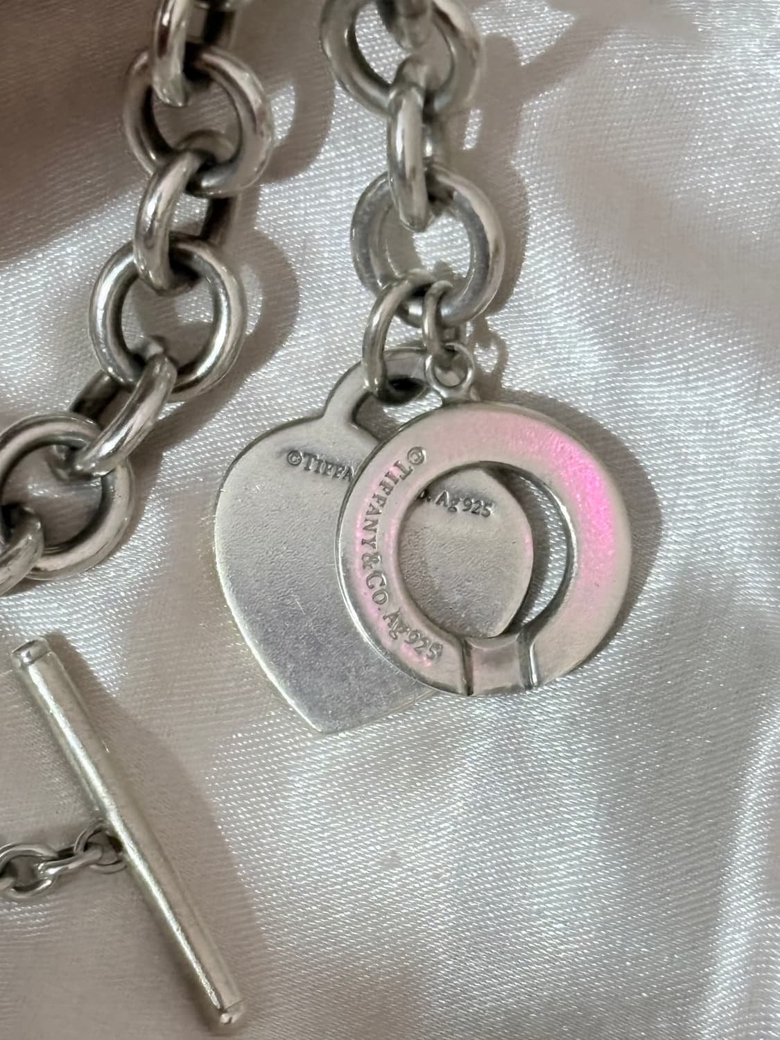 티파니앤코 하트 태그 토글 팔찌 상품이미지3
