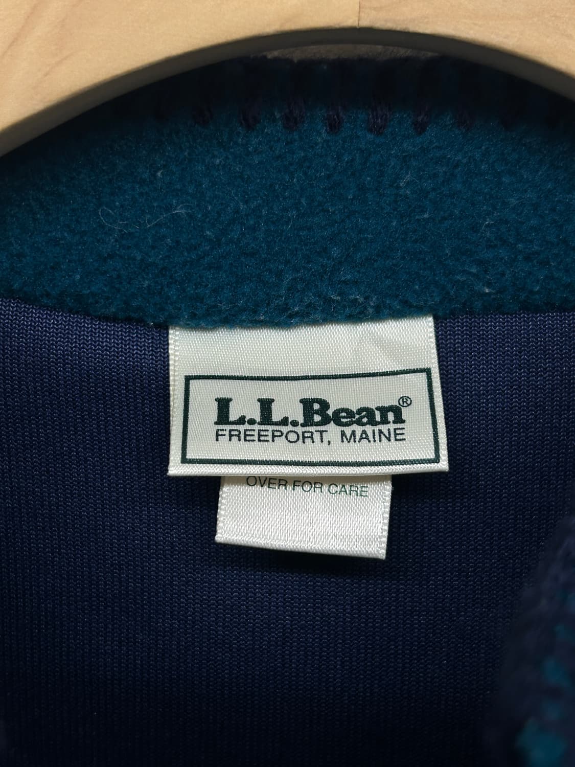 90s USA L.L.Bean 엘엘빈 플리스 스냅 가디건 상품이미지5