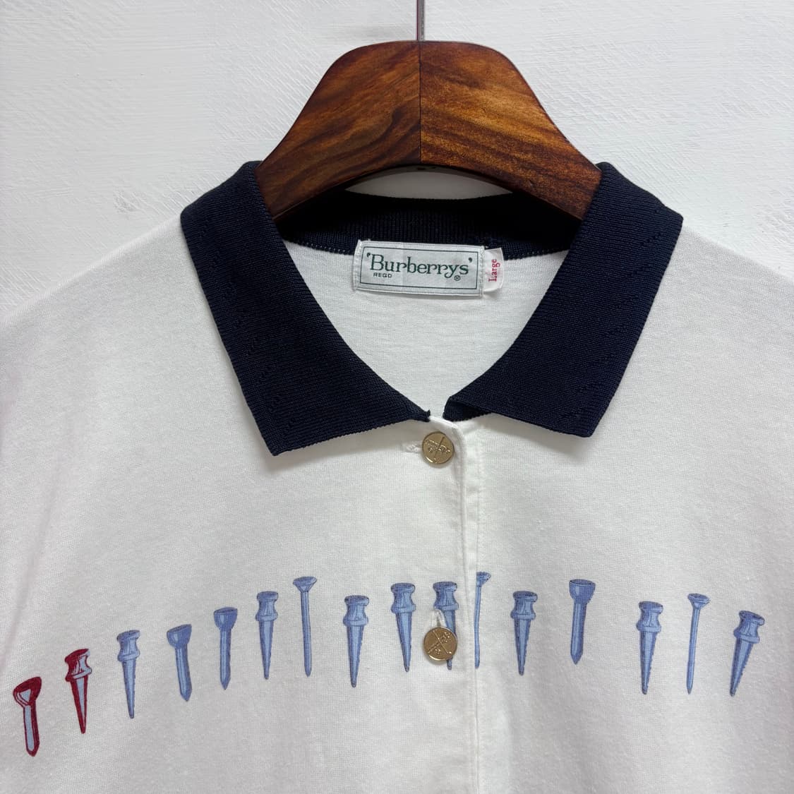 Burberry 버버리 금장 카라 PK 티셔츠  상품이미지2