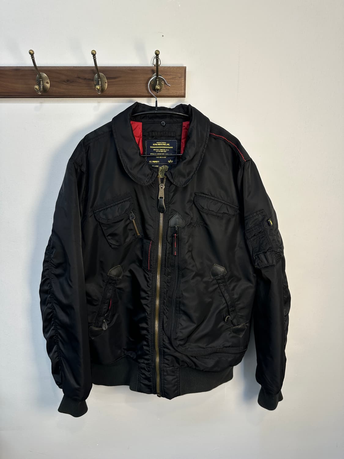 알파인더스트리 테크포켓 ma-1 자켓 3xl 오버핏 상품이미지2