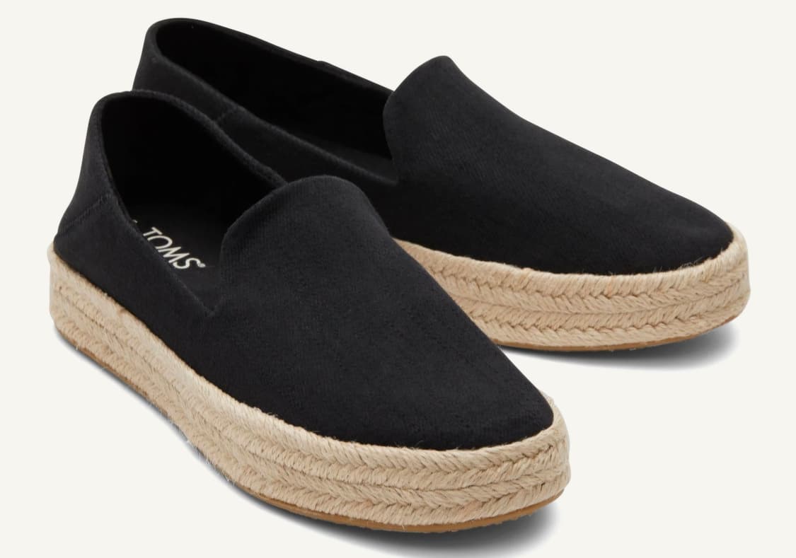 TOMS 캐롤리나 에스파드류 240 새상품 상품이미지4
