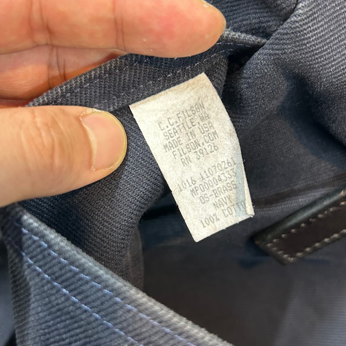 FILSON 필슨 261 네이비 토트백 숄더백 가방 상품이미지3