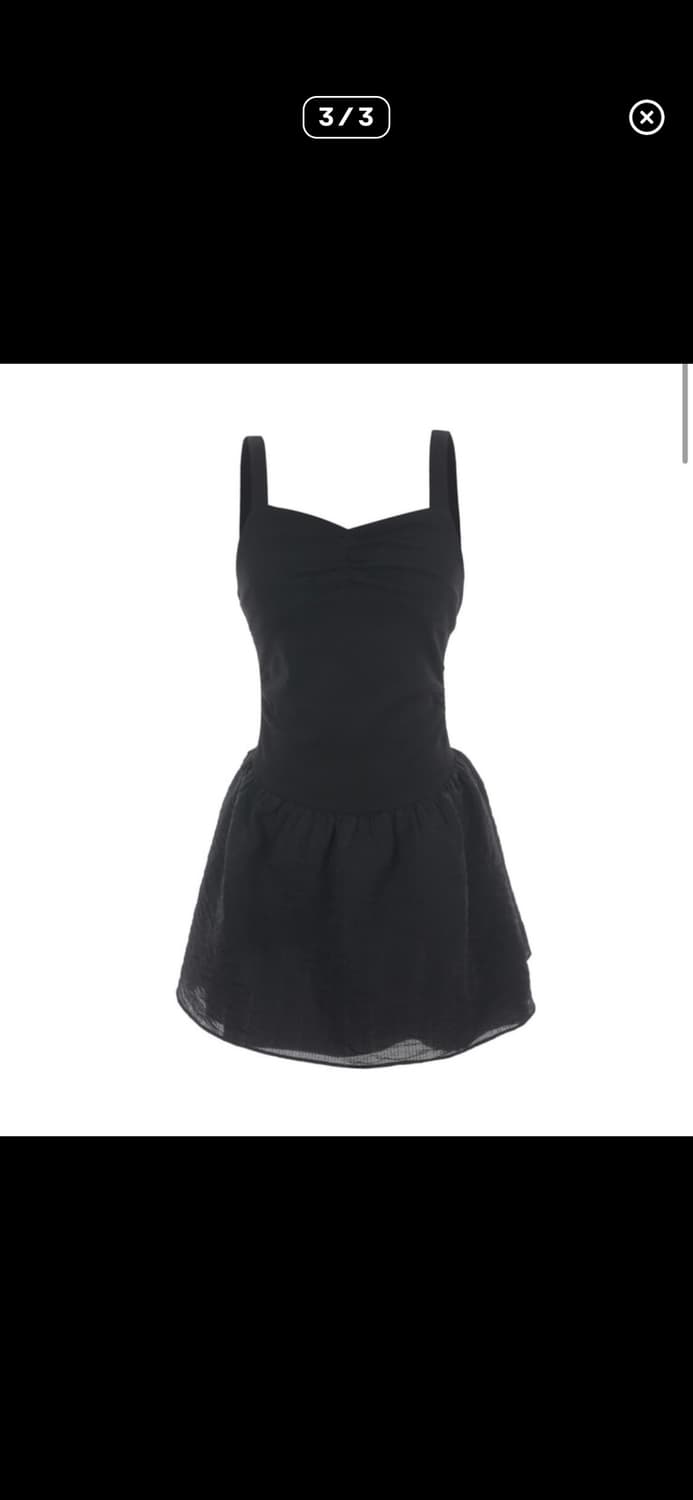 wsc 아카이브 shell line 3-way dress 001미니원피스 상품이미지3