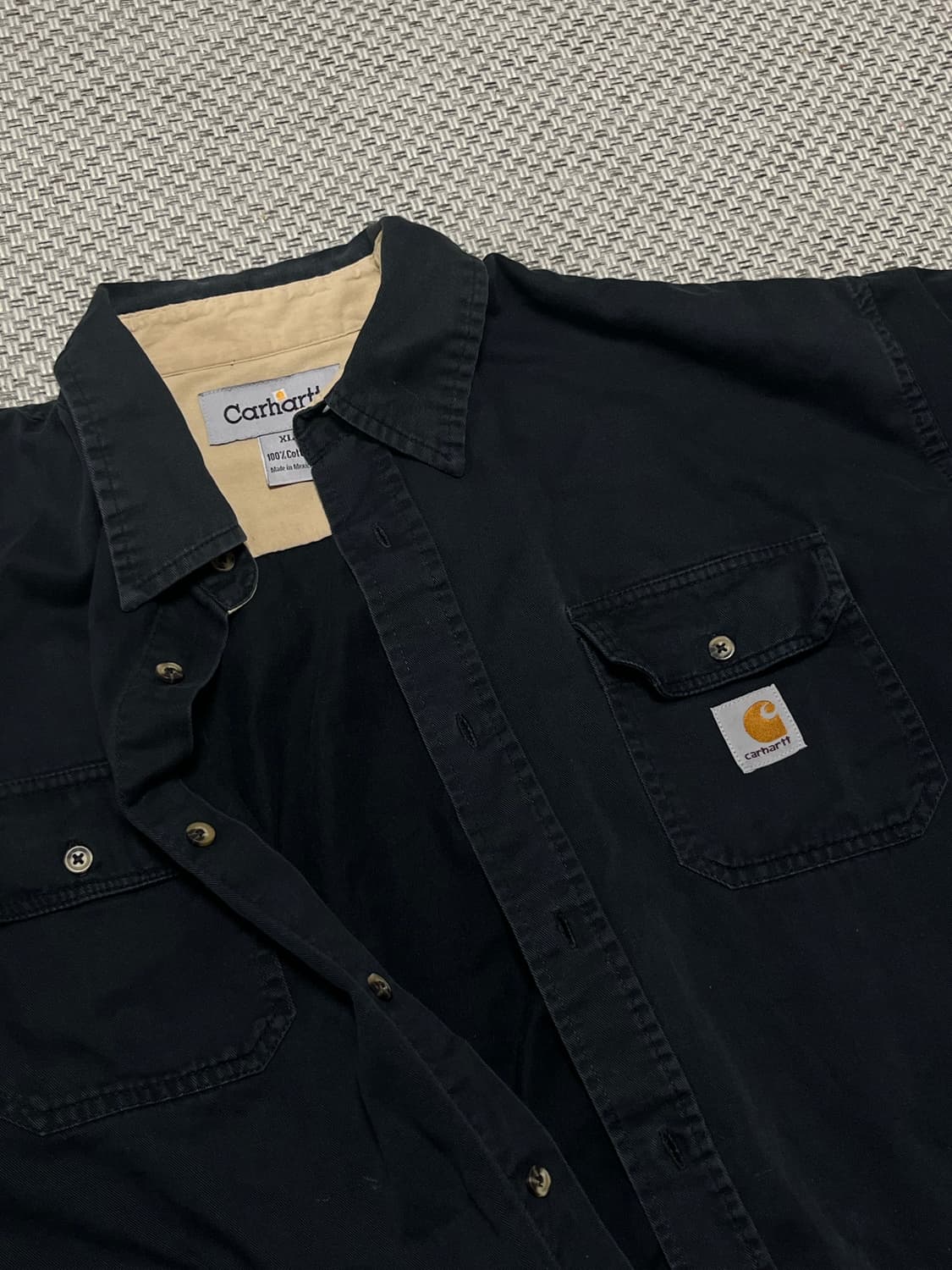 칼하트 포켓 반팔 셔츠 남방 상품이미지2