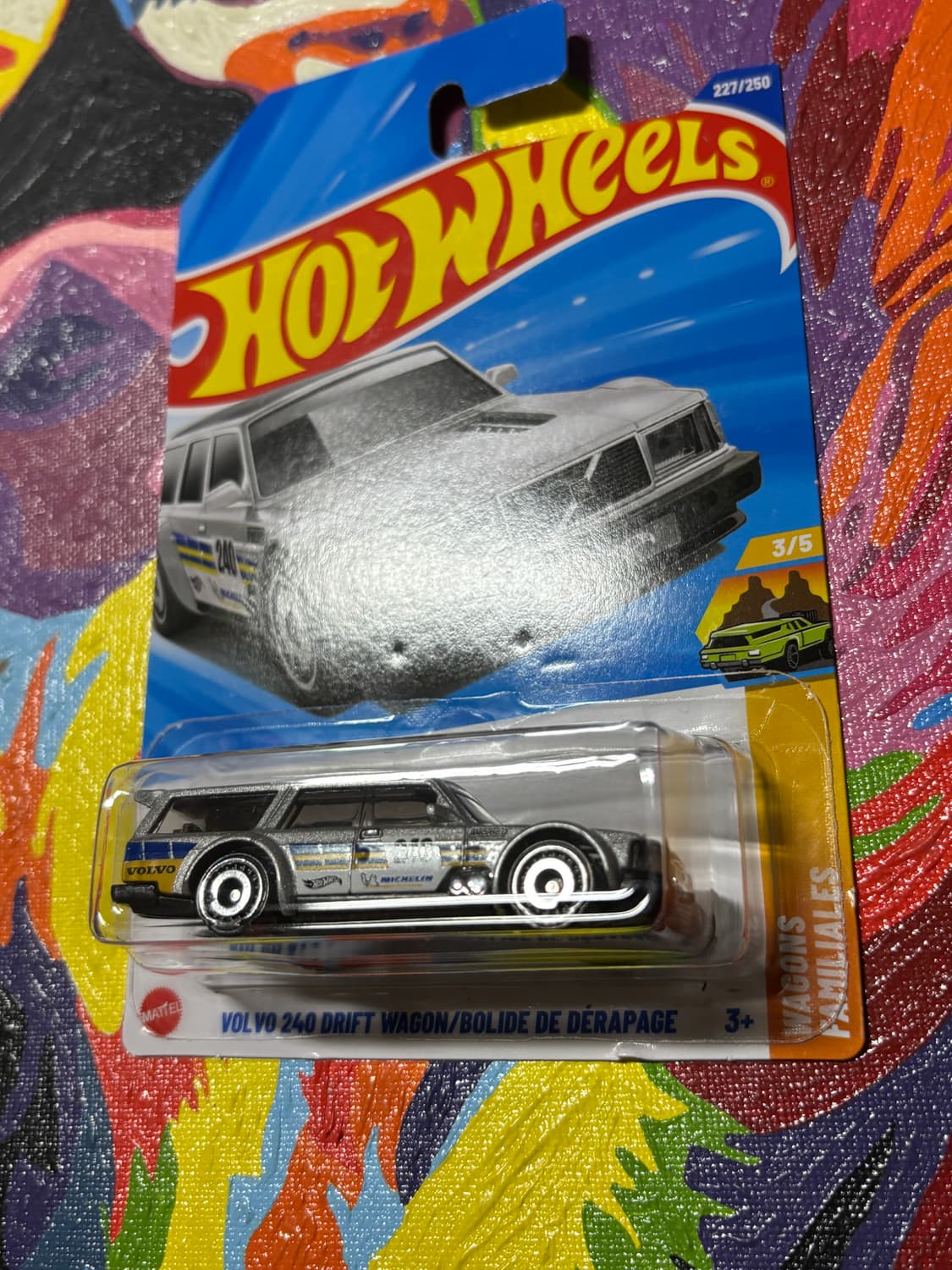 미개봉) 볼보 240 다이캐스트 핫휠 드리프트 인테리어 소품 상품이미지3