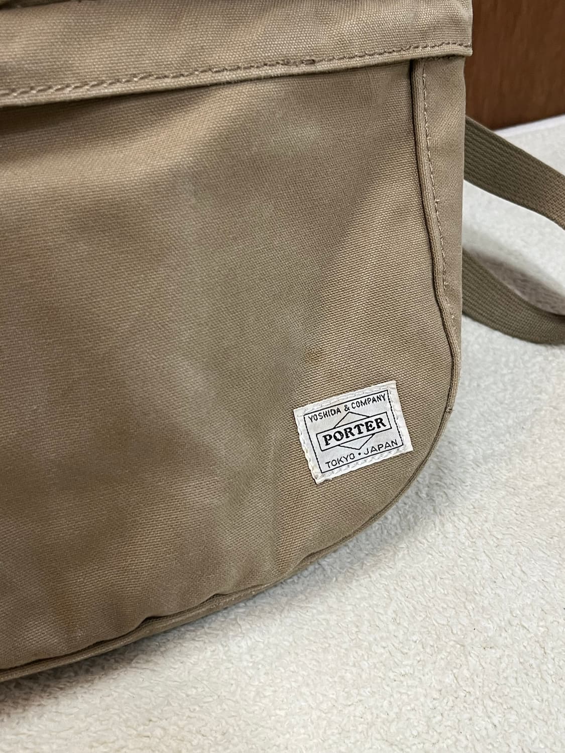 PORTER 포터 코튼 백팩 베이지 상품이미지4