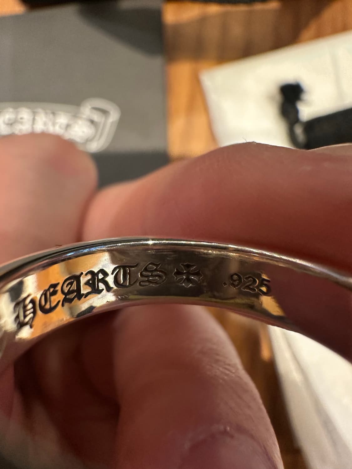 크롬하츠 네거티브링 새상품 US9 상품이미지5