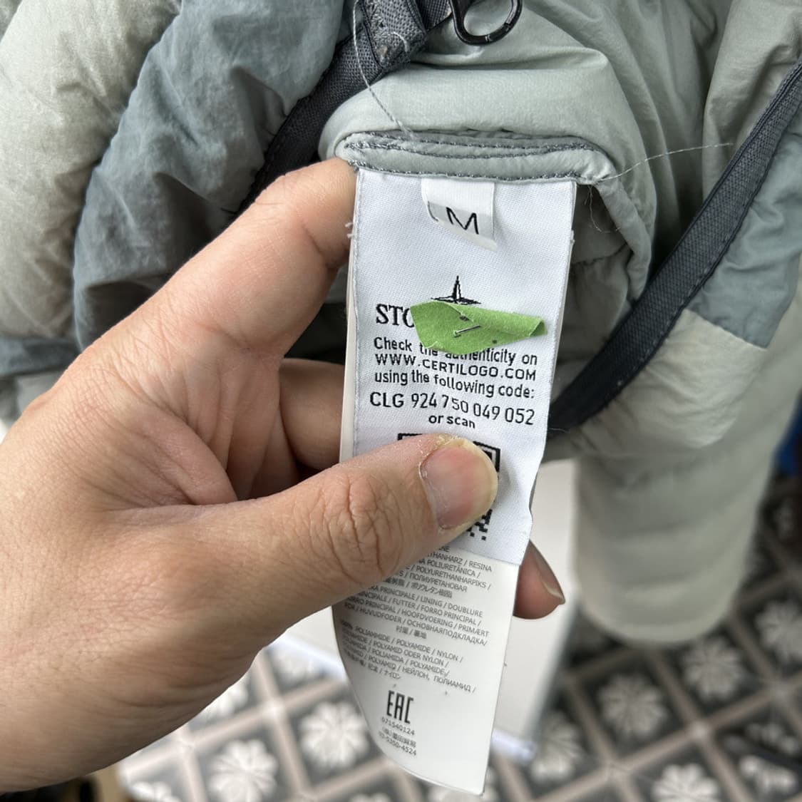 16580 - 스톤아일랜드 가먼트다잉 마이크로얀 경량 패딩 상품이미지4