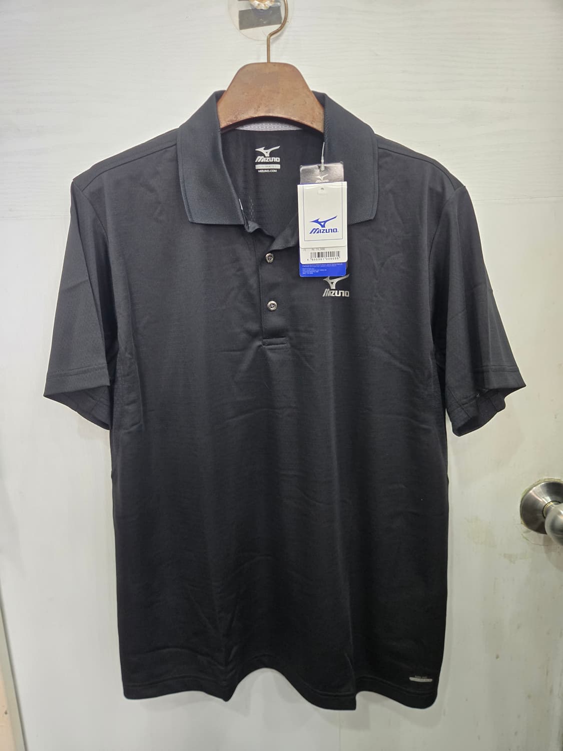 L,100,택있는 새상품)) MIZUNO 미즈노 카라 반팔티셔츠! 상품이미지1