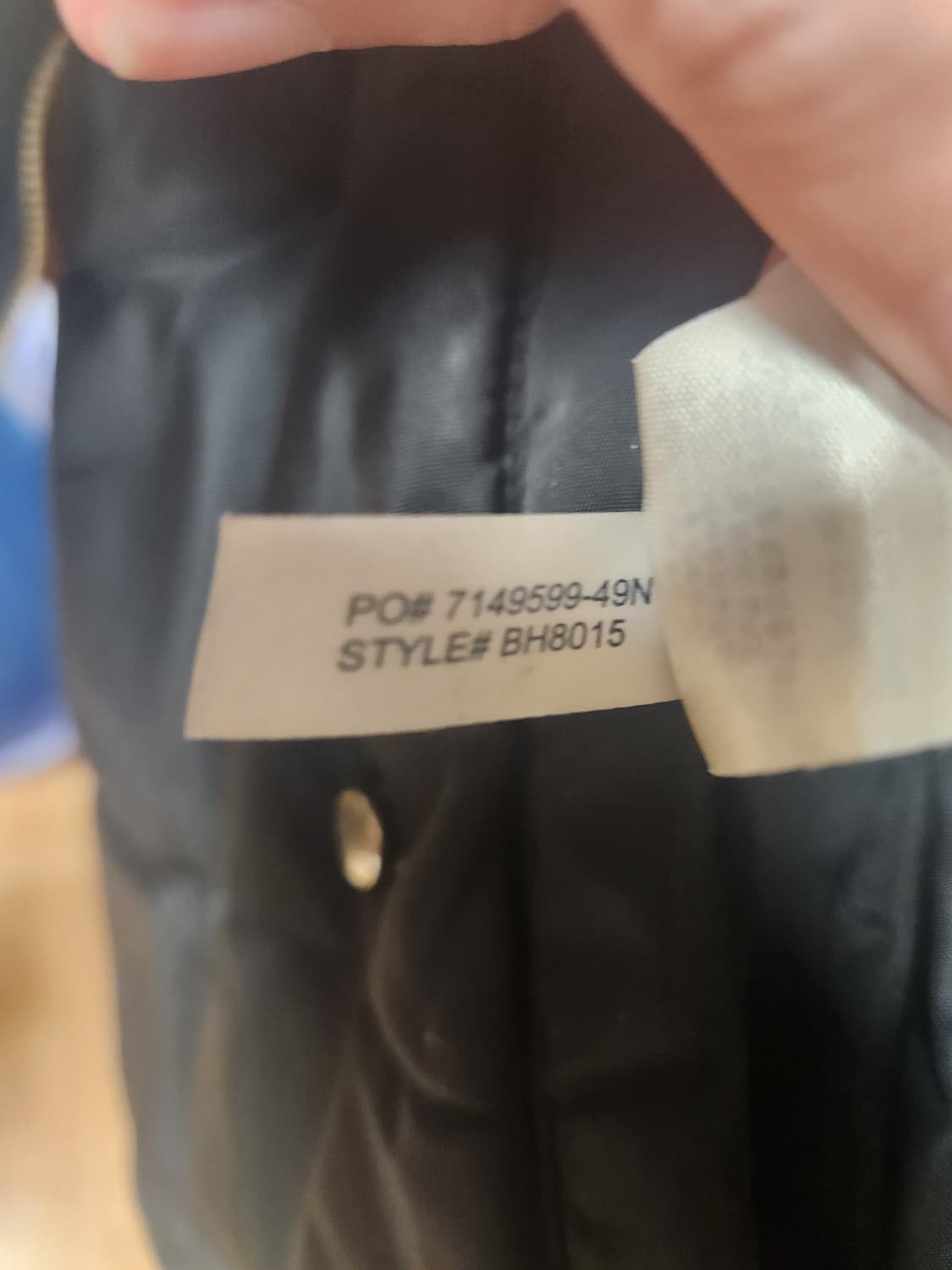 라코스테 라이브 퀼팅 점퍼 블랙 L 상품이미지4