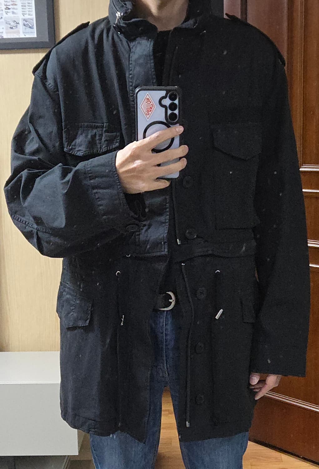 (착샷) 헬무트랭 디섹티드 m65 필드 자켓 야상 개파카 상품이미지6