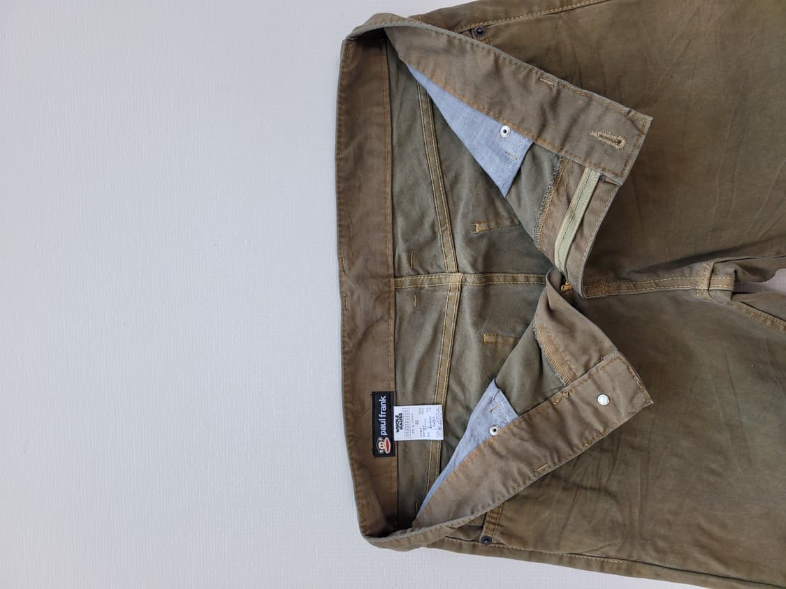 홀하우스 WHOLE HAUSE 남자 오일워싱 청바지 33 카키브라운 상품이미지5