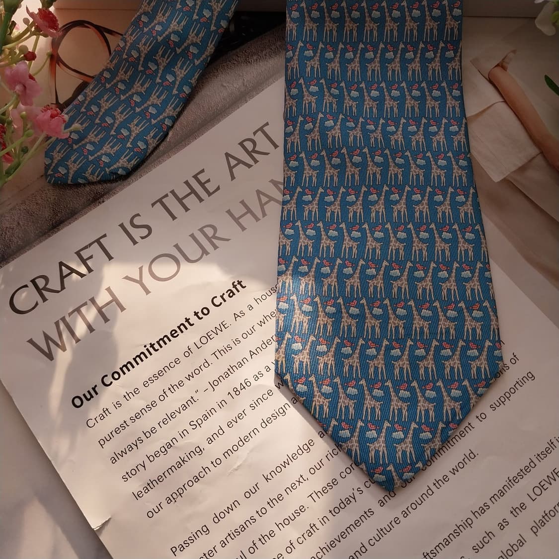 페라가모 실크 하늘색 애니멀 모티프 넥타이 8cm A+등급 K1569
 상품이미지5