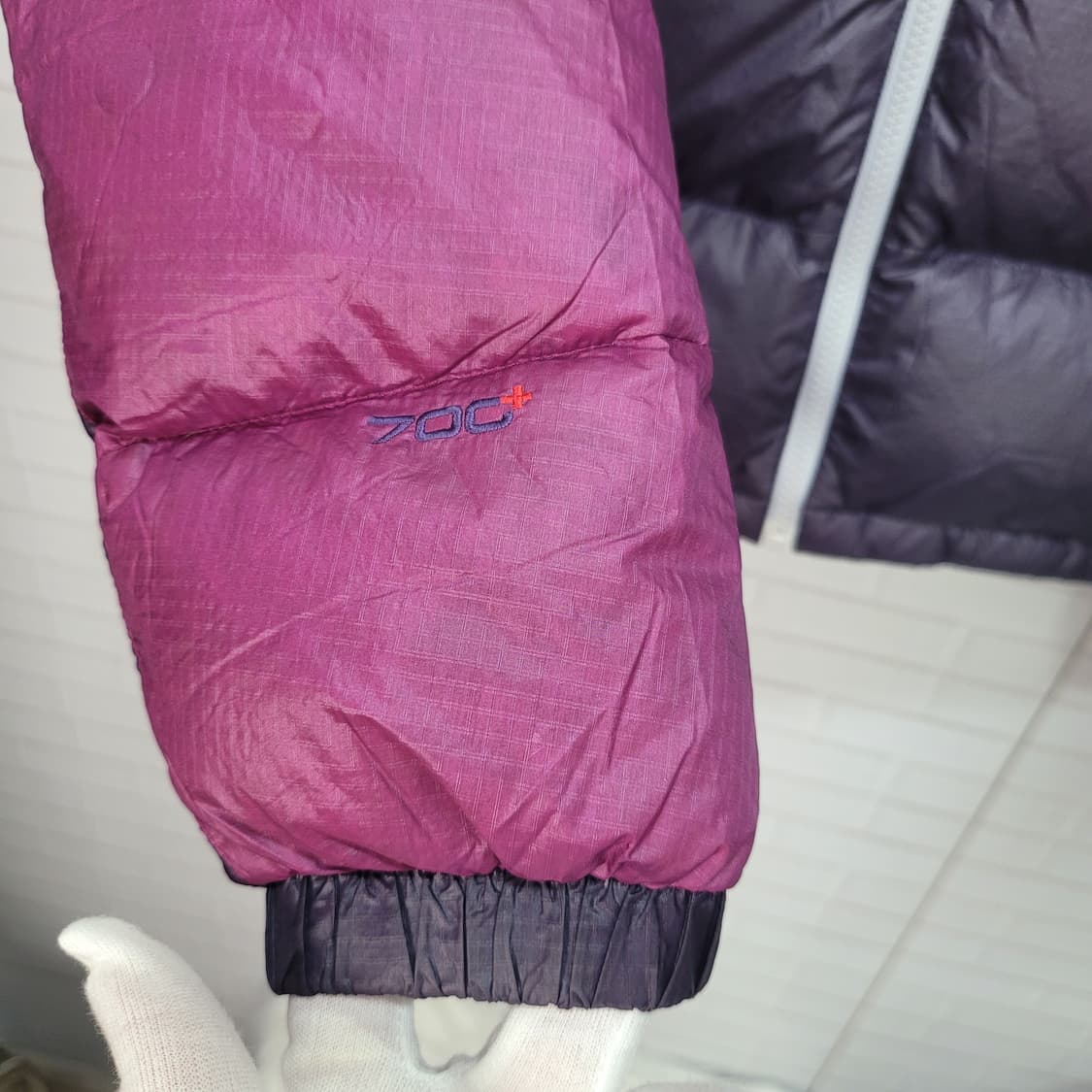 코오롱스포츠 700필파워 구스다운 양면 후드 패딩 자켓 90사이즈 상품이미지8