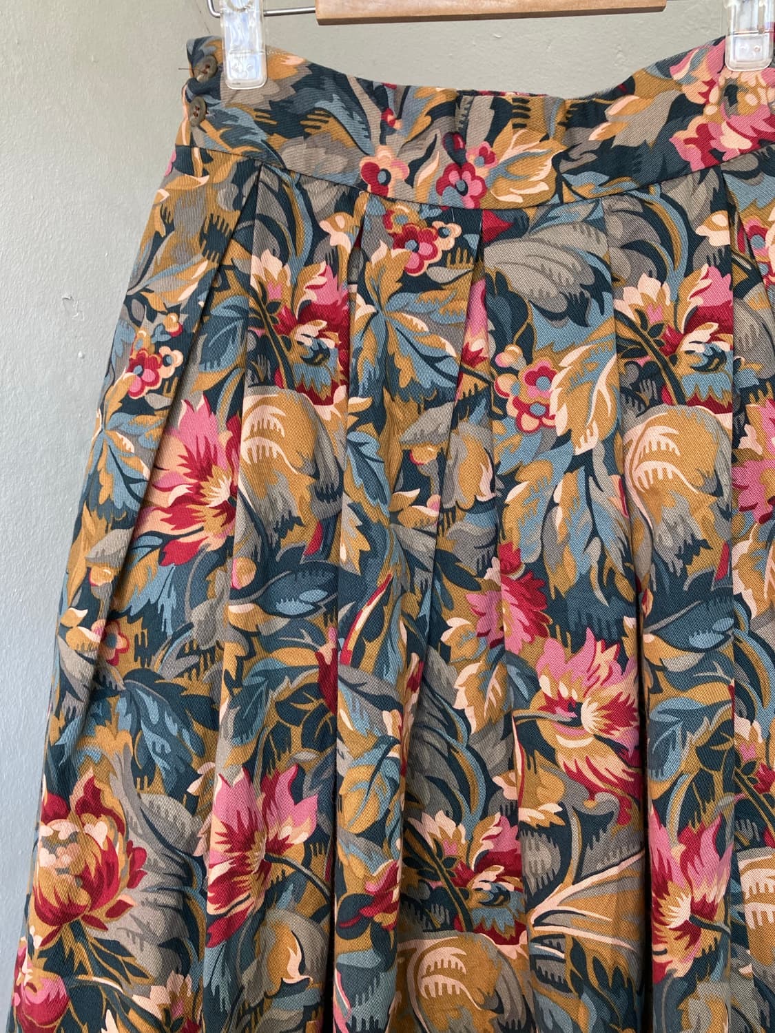 플라워 패턴 플레어 스커트 상품이미지2