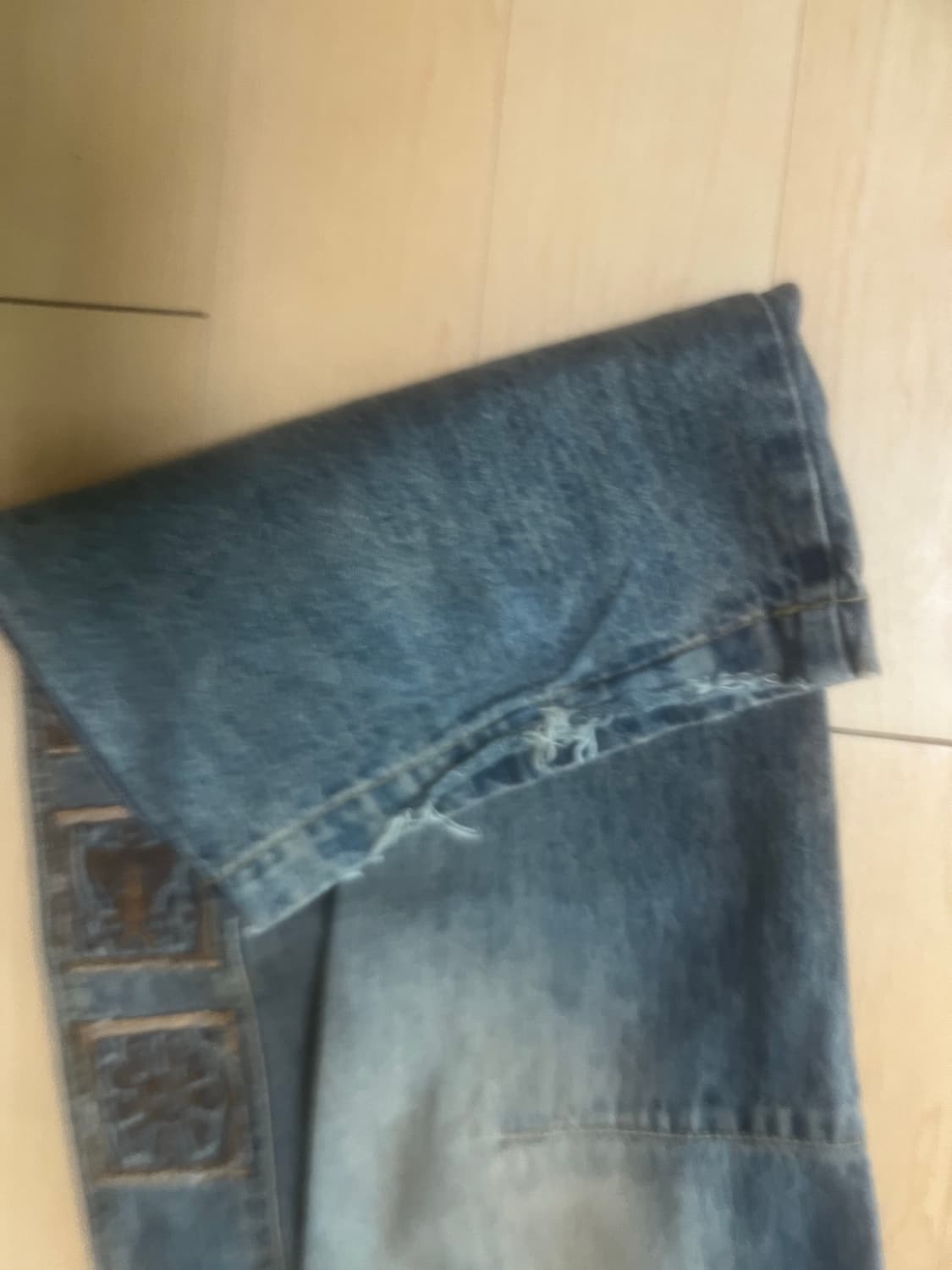 카락터Vintage emblem denim pants / Muddy bl 상품이미지6