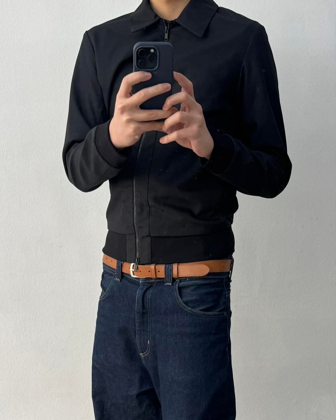 [S] 띠어리 매장판 나일론 블루종 집업 자켓 상품이미지4