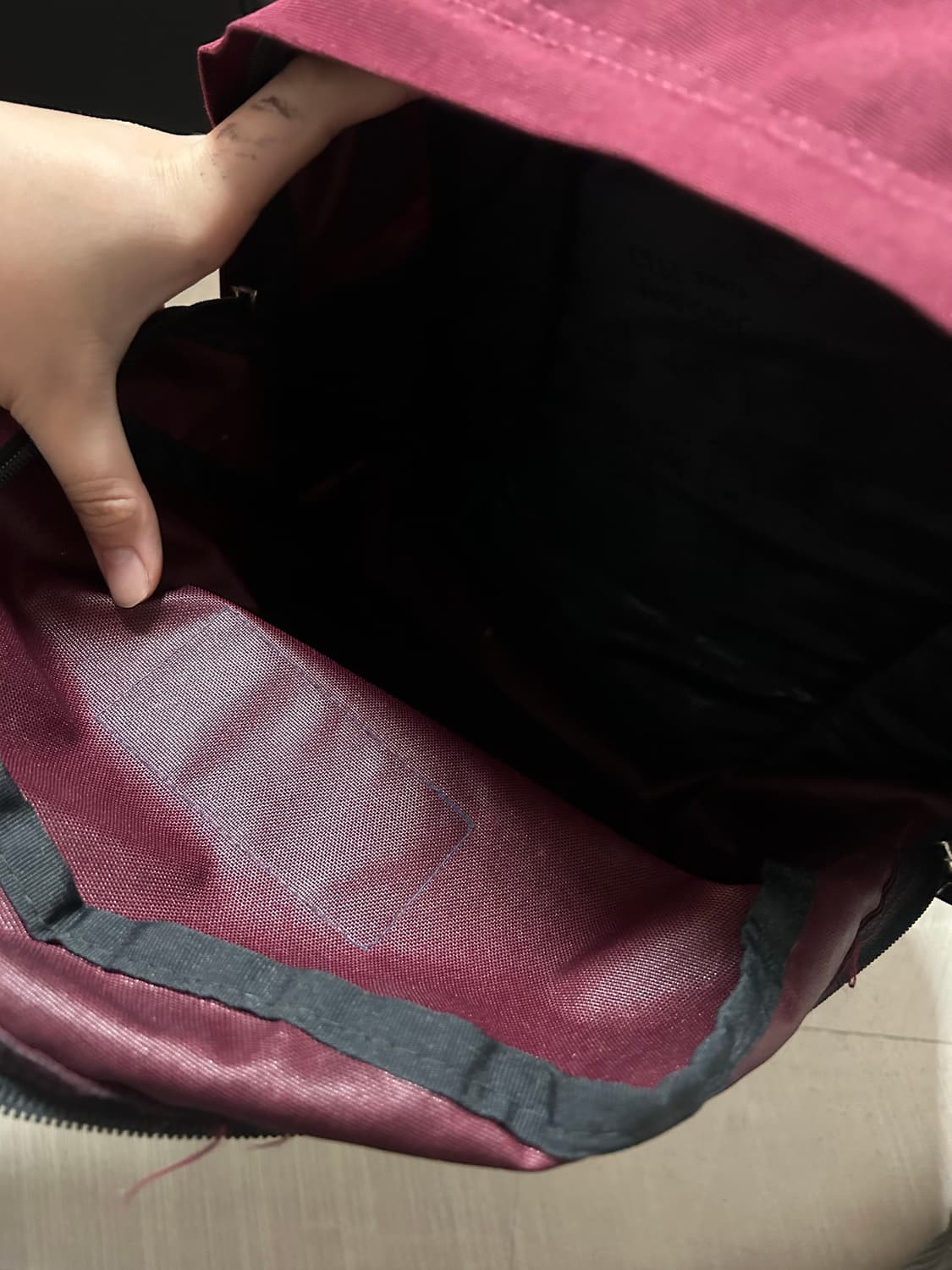 잔스포츠 슈퍼브레이크 버건디백팩 상품이미지4