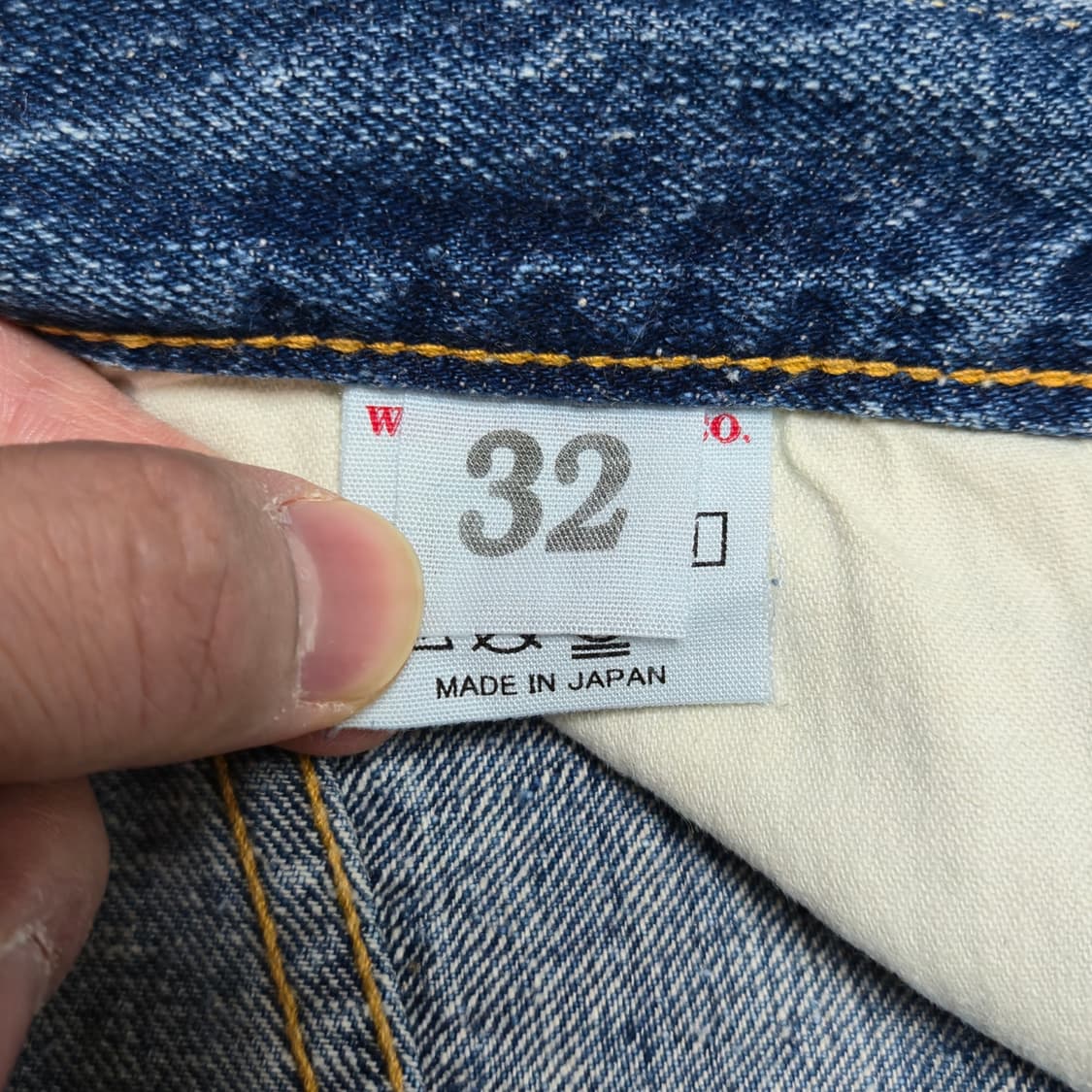 [32] 웨어하우스 세컨핸드 1101 데님 팬츠 라이트 인디고 상품이미지9