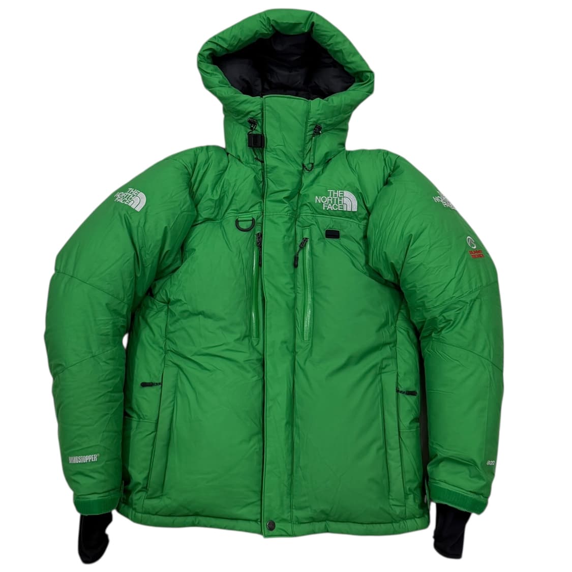 노스페이스 대장급 히말라야 써밋 윈드스토퍼 패딩 파카 그린 M 95 상품이미지1